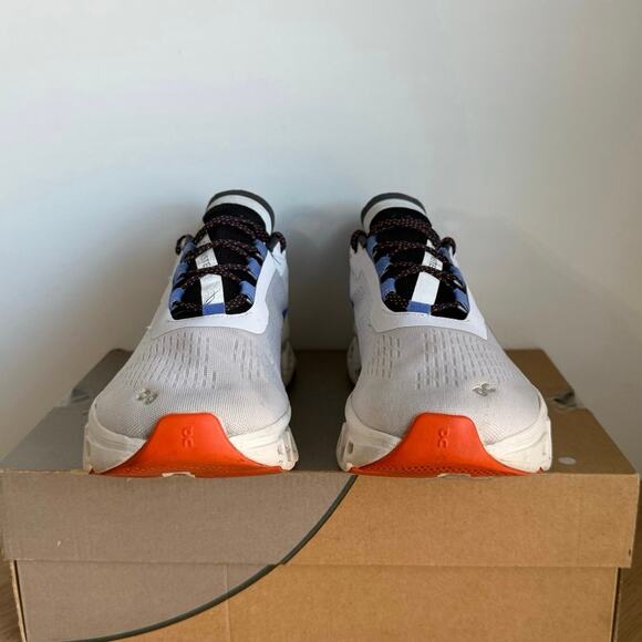 On Cloud Cloudmonster Frost/Cobalt Women Running Sneakers- SZ 9.5 - Picture 11 of 15